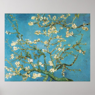 Blossoming Almond Tree Vincent van Gogh Poster