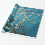 Blossoming Almond Tree, Vincent van Gogh. Wrapping Paper<br><div class="desc">Blossoming Almond Tree,  Vincent van Gogh. Famous impressionism fine art,  1890. Vintage floral oil painting.</div>