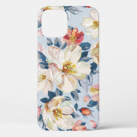 Blossoming apple tree, elegance pattern.