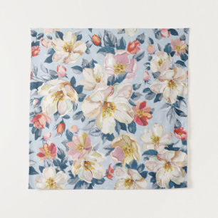 Blossoming apple tree, elegance pattern. tapestry