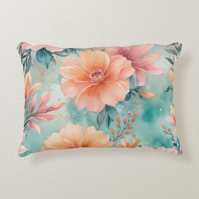 Blossoming Beauty Decorative Cushion (Front)