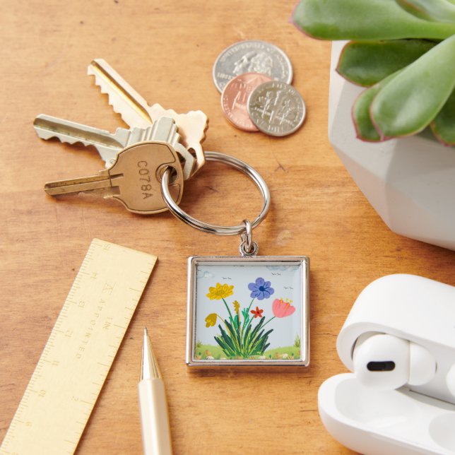 Blossoming Beauty Keychain (Desk)