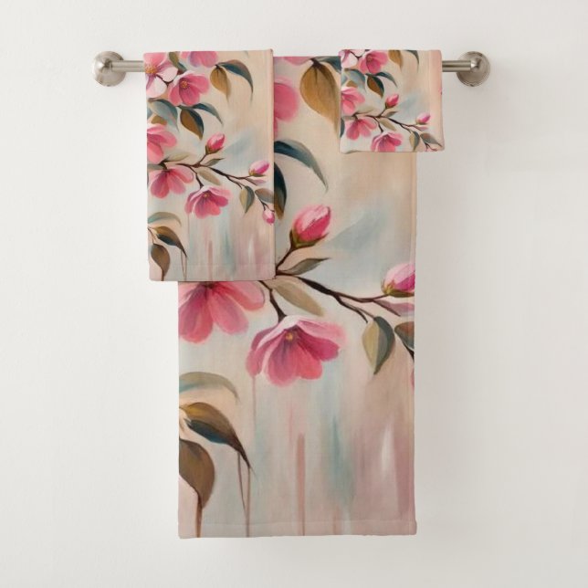 Blossoming Branch 9 Bath Towels (Insitu)
