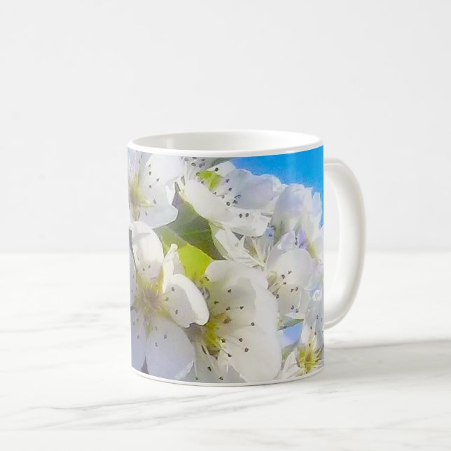  Blossoming branch of a pear  Coffee Mug (Front Right)