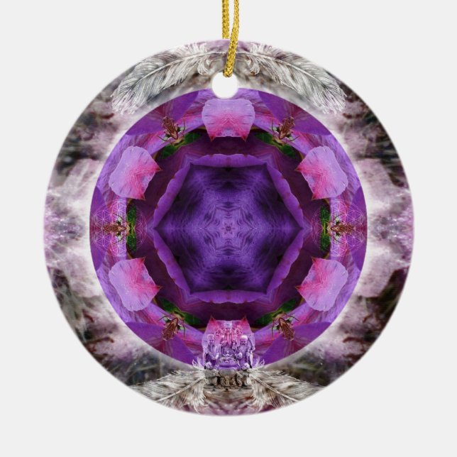 Blossoming Ceramic Tree Decoration (Front)