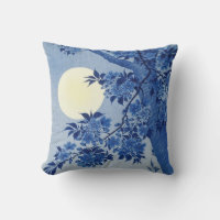Blossoming Cherry on a Moonlit Night by Koson