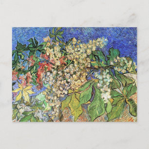 Blossoming Chestnut Branches by Vincent van Gogh Postcard