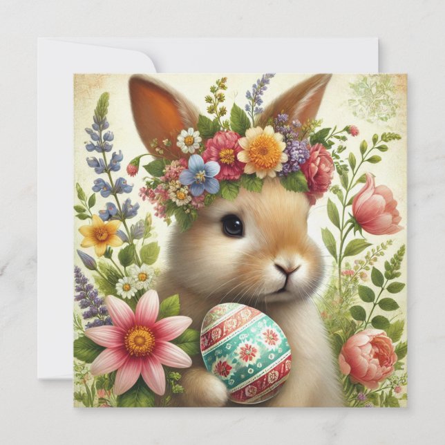 Blossoming Easter Joy Invitation (Front)