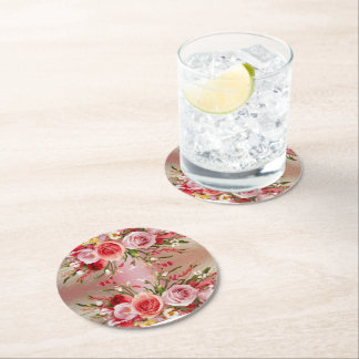 Blossoming Elegance: Floral Paper Coasters