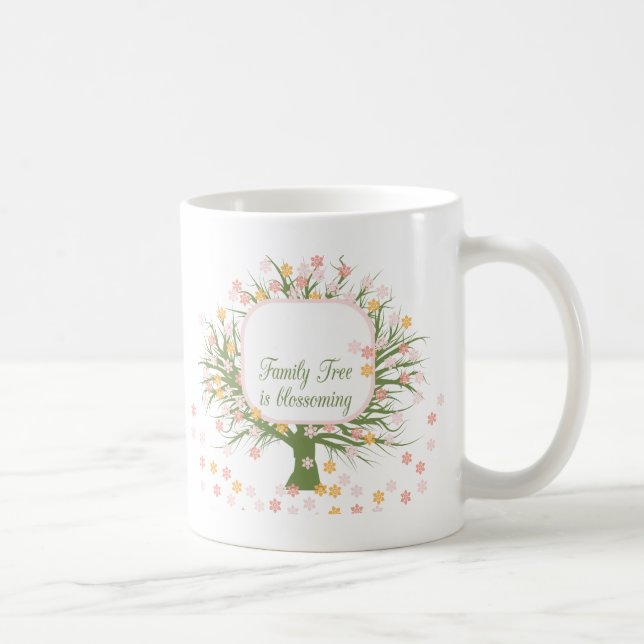 Blossoming Family Tree Coffee Mug (Right)