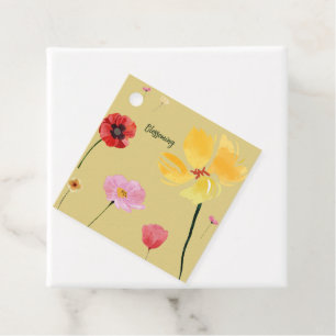 Blossoming Favour Tags