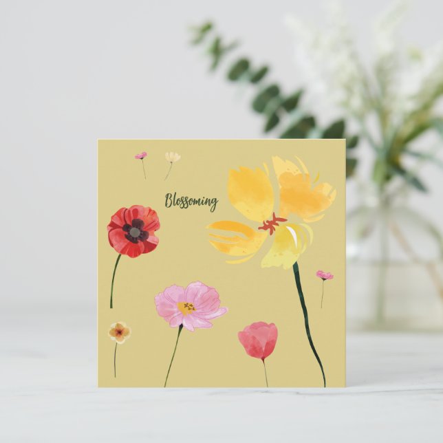 Blossoming Invitation (Standing Front)