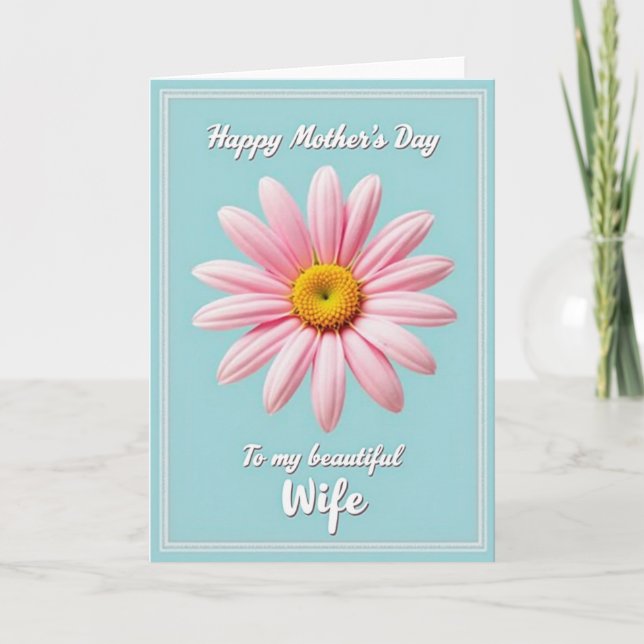 Blossoming Mothers Day Pastel Card (Front)
