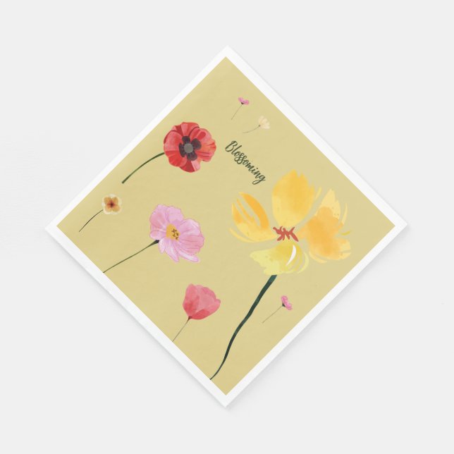 Blossoming Napkin (Corner)