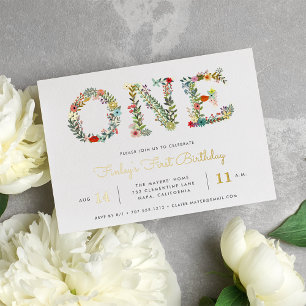 Blossoming One   First Birthday Party