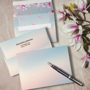 Blossoming Romance - Bridal Shower Envelope