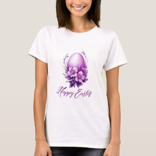 Blossoming Rose Easter Egg T-Shirt