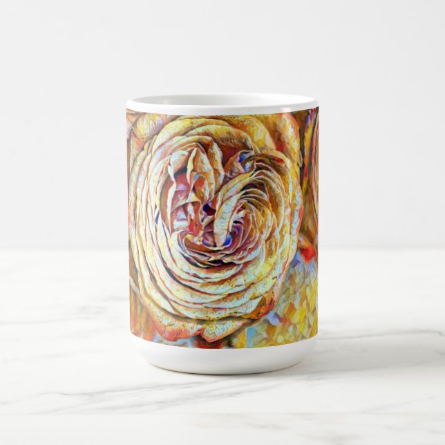 Blossoming Sun Rose Coffee Mug (Center)