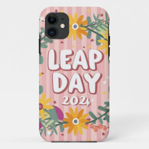 Blossoming Time Leap day: A Floral Celebration  Case-Mate iPhone Case
