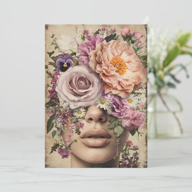 Blossoming Vision Holiday Card (Standing Front)