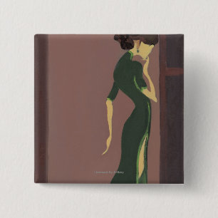 Blossoming Youth No.7 15 Cm Square Badge