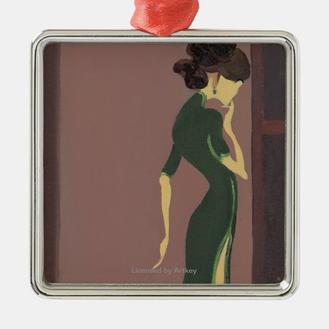 Blossoming Youth No.7 Metal Tree Decoration (Front)