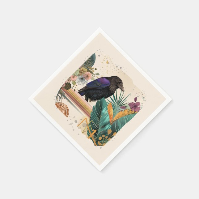 BlossomRaven in the jungle Napkin (Corner)