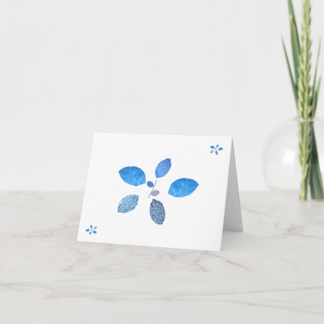 Blossoms  Blank Folded Note Card (Front)