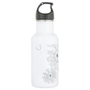Blossoms Dandelion Flowers Peace Love Destiny 532 Ml Water Bottle