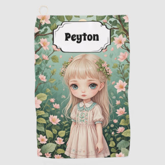 Blossom's Embrace Personalized Golf Towel