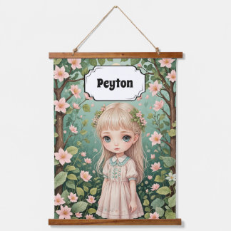 Blossom's Embrace Personalized Hanging Tapestry