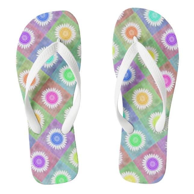 Blossoms Flip Flops (Footbed)