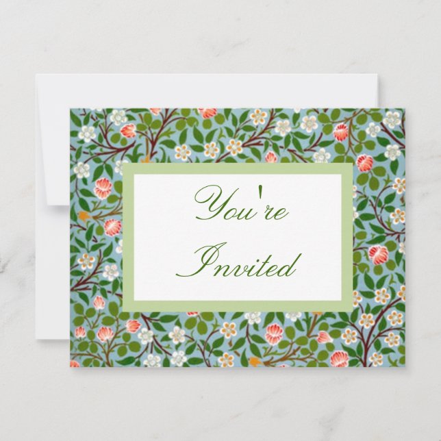 Blossoms Floral Invitation (Front)