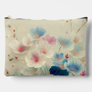 Blossoms in Bloom – Soft Pastel Botanical Art #1 Accessory Pouch