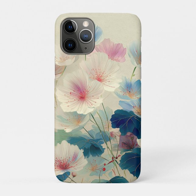 Blossoms in Bloom – Soft Pastel Botanical Art #1 Case-Mate iPhone Case (Back)