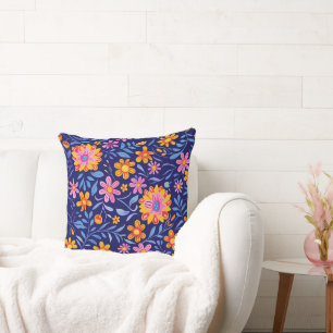 Blossoms in the Breeze 20x20 Throw Pillow