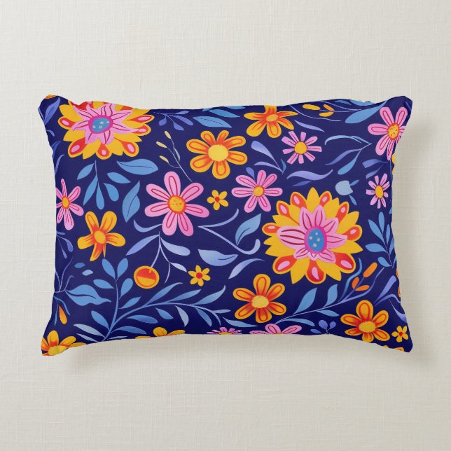 Blossoms in the Breeze Accent Pillow (Front)