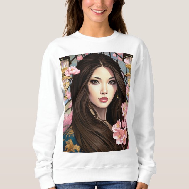 Blossoms of Elegance Sweatshirt (Front)