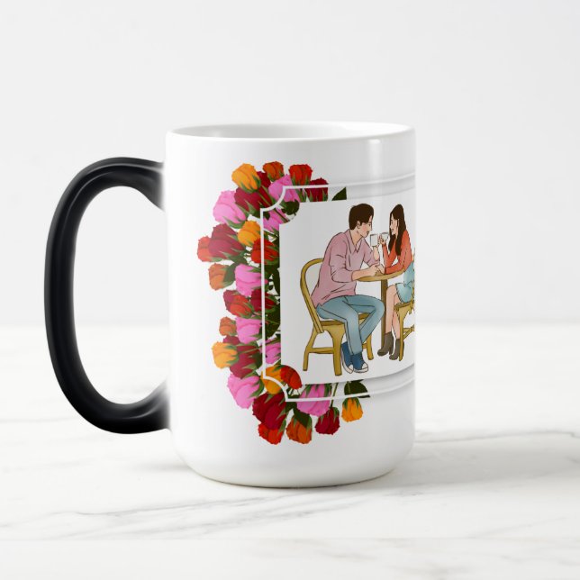 Blossoms of Love – Anniversary Mug  (Left)