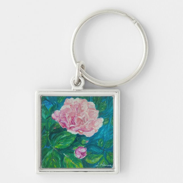 "Blossoms of Love" Keychain (Front)
