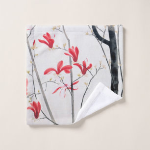 Blossoms of Magnolia Tree, Kobayashi Kokei Wash Cloth