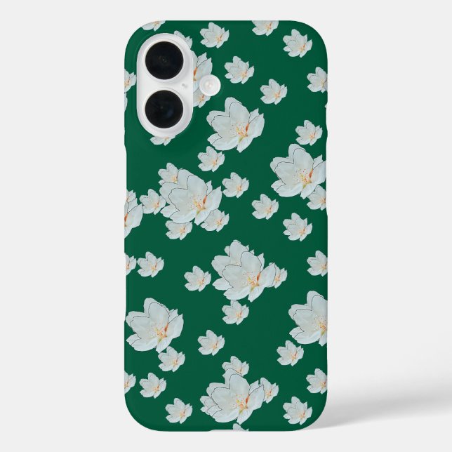Blossoms On Green       Case-Mate iPhone Case (Back)