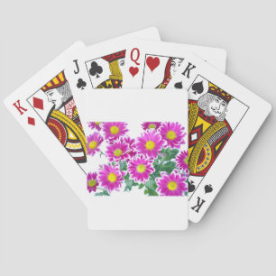 Blossoms playing cards