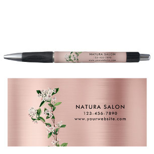 Blossoms Salon Business Promotional Rose Gold 