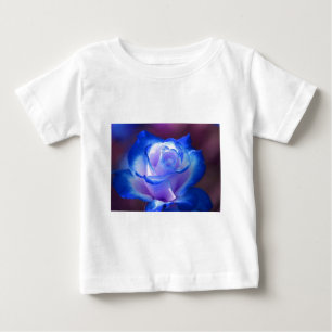 blossoms vines petal rose flowers flower blue love baby T-Shirt