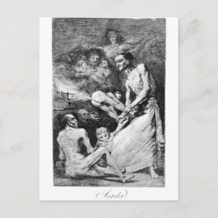 Blow by Francisco Goya Postcard