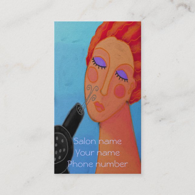 Blow Dry Appointment Card (Front)