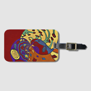 Blow Up Luggage Tag