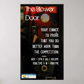 Blower Door Poster
