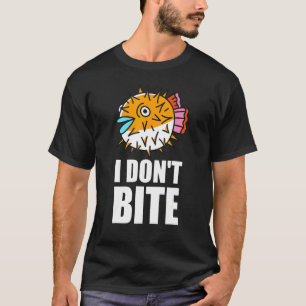 Blowfish Aquaristics Humour Fish Aquarium T-Shirt